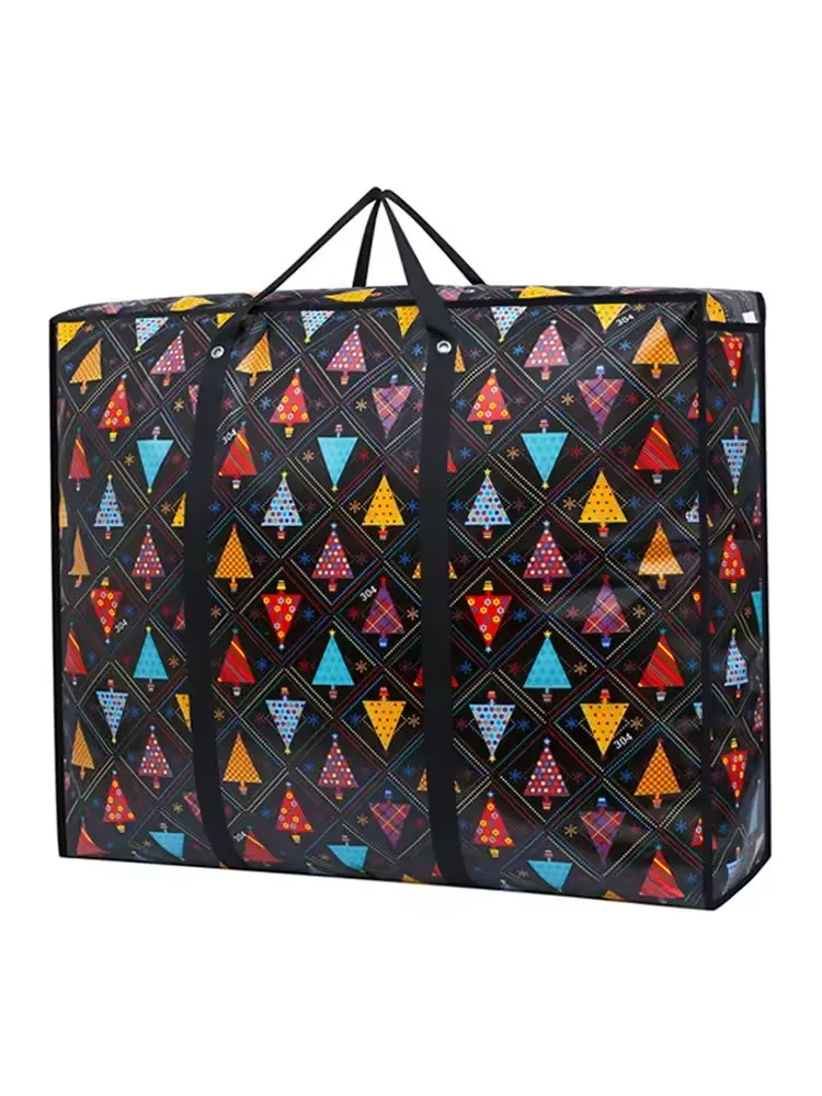 Bolsa de mudança de casa Bolsa de viagem de algodão Colcha Armazenamento Impermeável Não tecido Grosso Portátil Laminado Saco de compras