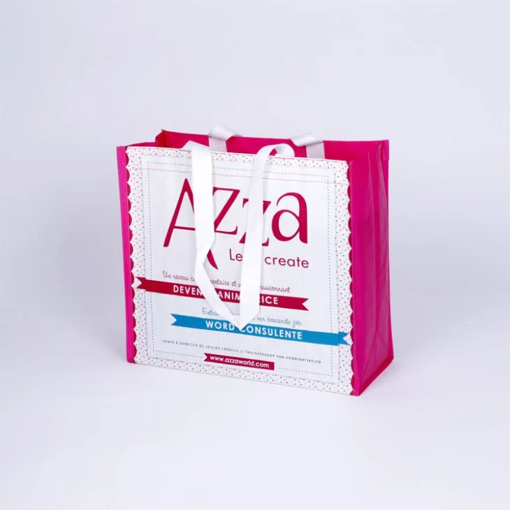 Saco de tecido PP reciclado para publicidade