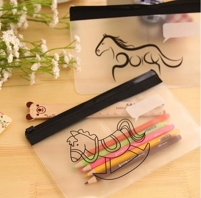 Saco de documentos em PVC com zíper