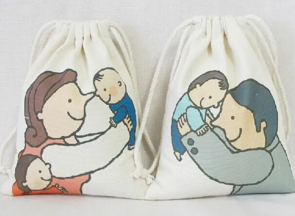 Bolsa de algodão de presente promocional