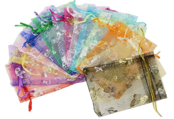 Factory Cheap Wedding Candy Organza Gift Bags