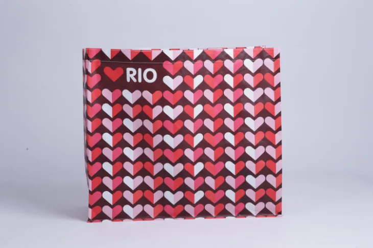 Sacos de compras laminados de tecido