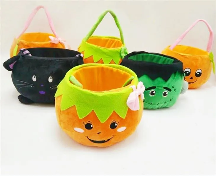Cesta de Abóbora de Pelúcia de Desenho Animado