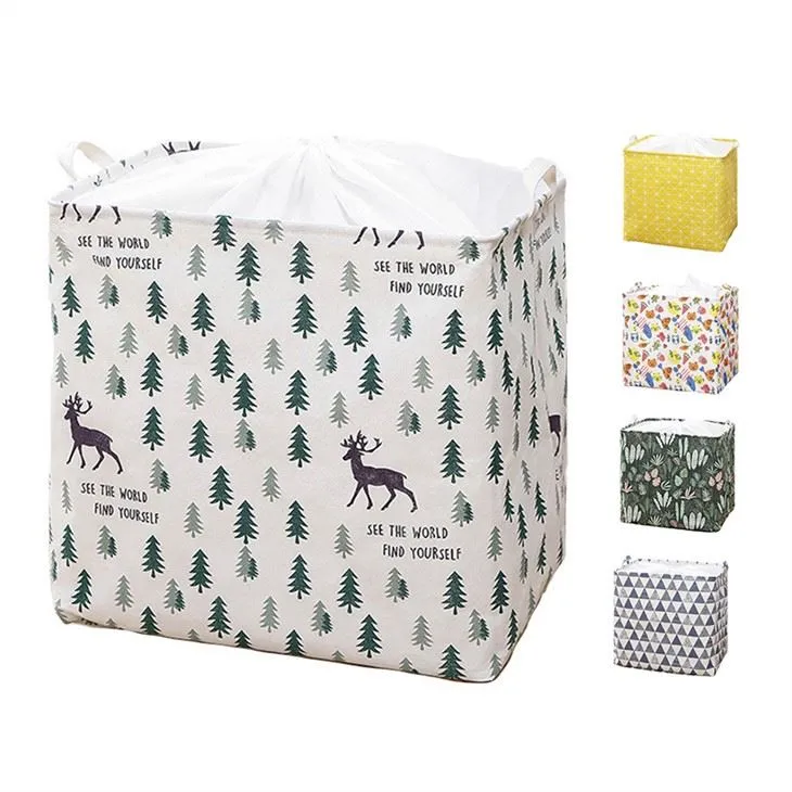 Cesta de lavar dobrável