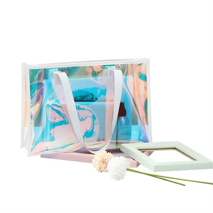 Saco de tote holográfico