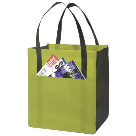 Sacolas de tecido não tecido com bolso externo