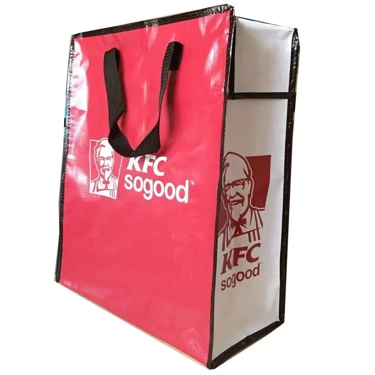 Saco promocional com zíper