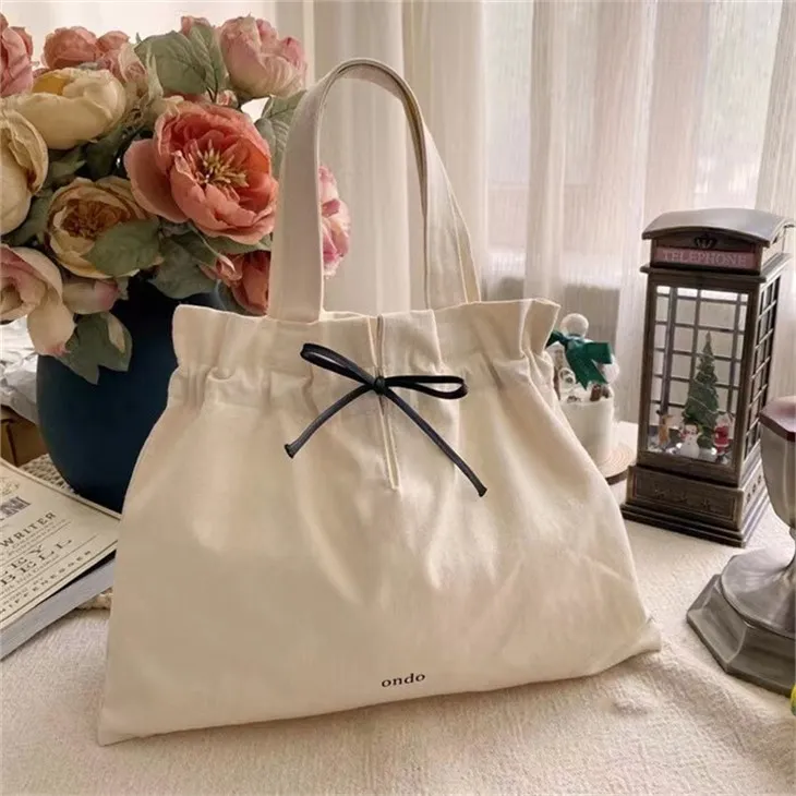 Bolsa Tote de Lona Reutilizável Sacola de Compras de Mercearia