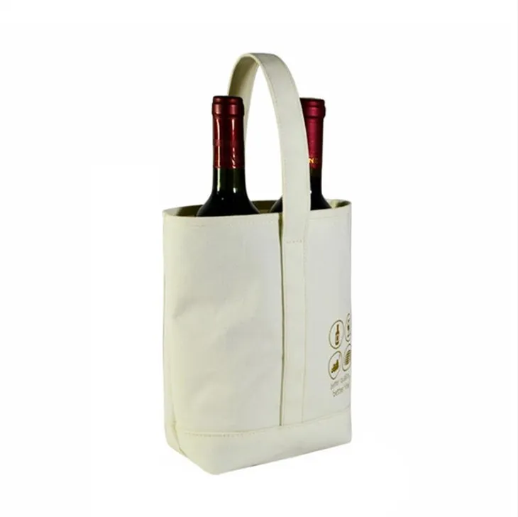 Bolsa Tote de Lona Personalizada para Vinho